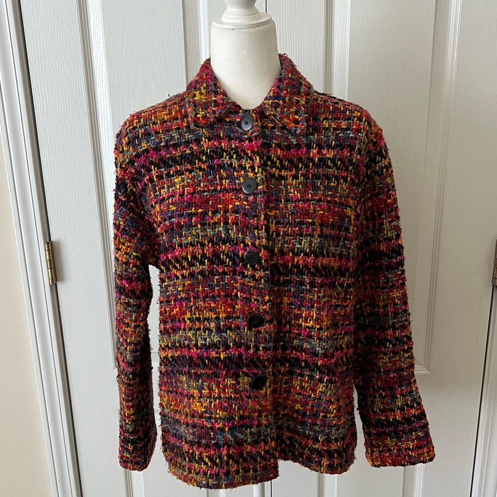 Chico’s Design multi color jacket - Picture 9 of 15